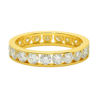 Allyanna Gifts - Women's Moissanite Eternity Band Ring - Rack Hunt