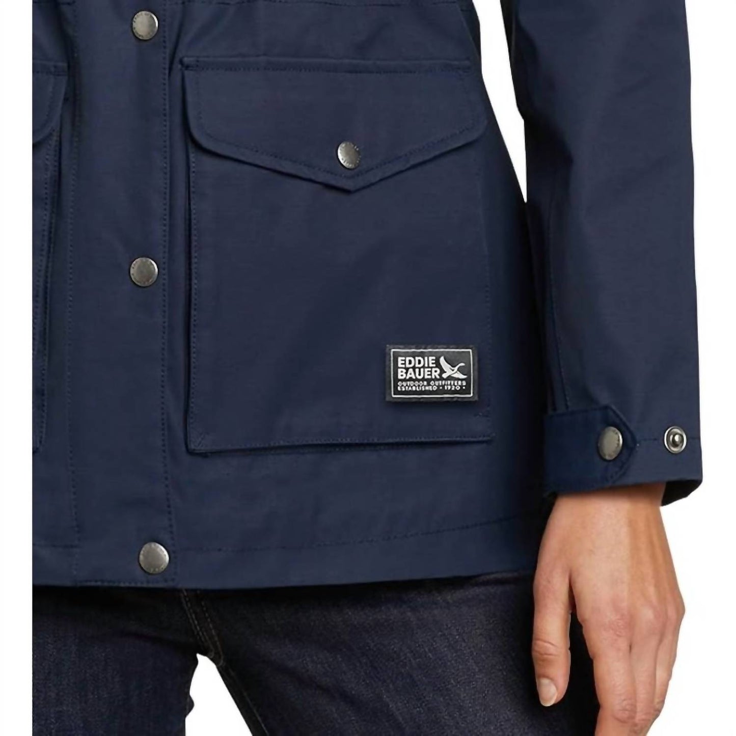 Women's Zip Up Hooded Charly Warm Rain Jacket