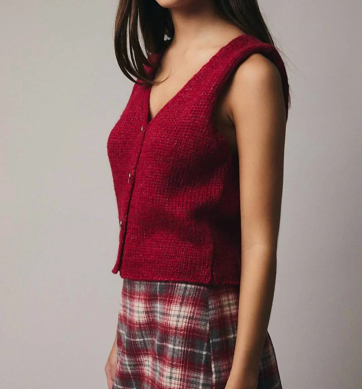 Sunday Edition - Hadley Lurex Sweater Vest - Rack Hunt
