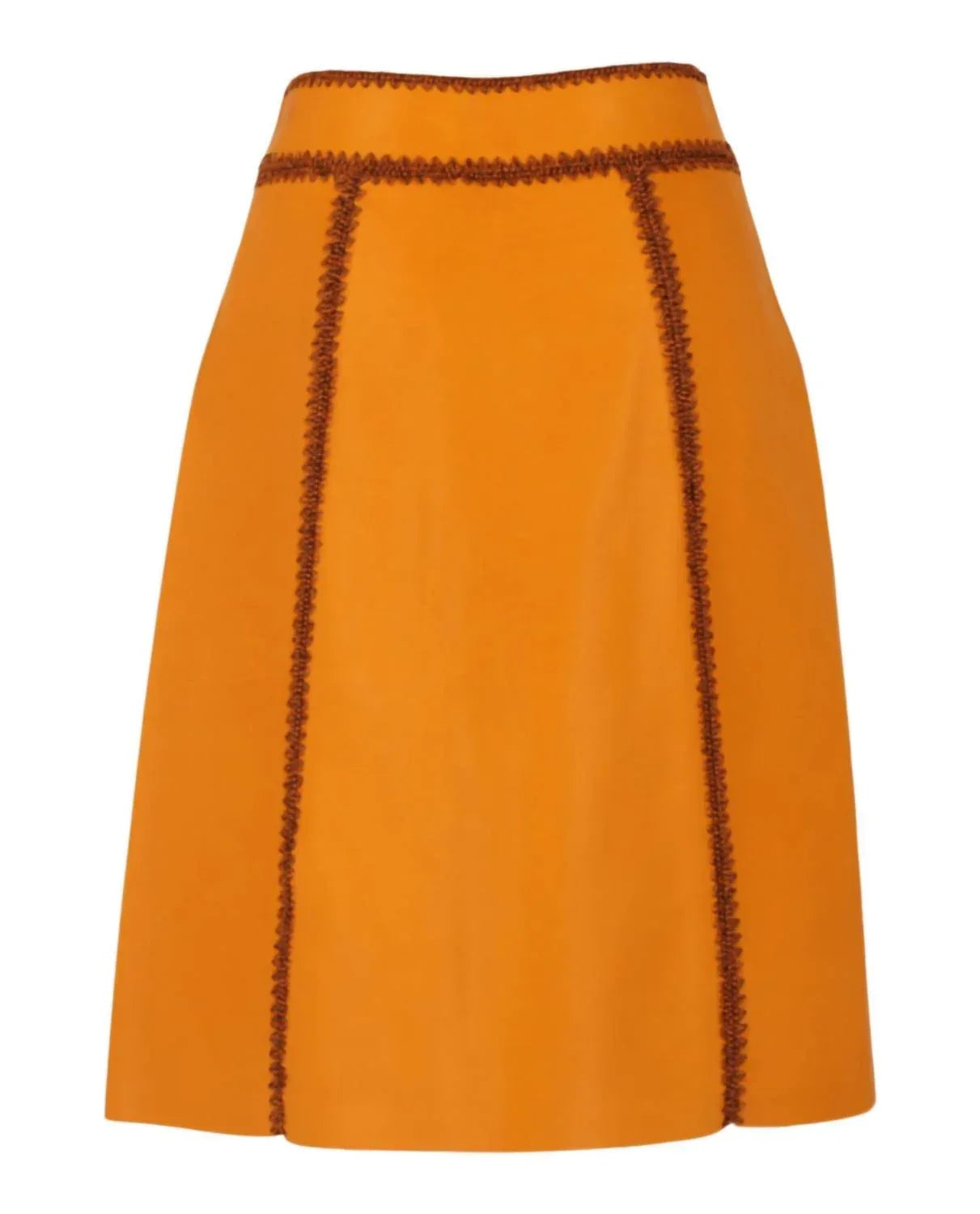 Bottega Veneta - Women's Calfskin Leather Zip-up Skirt - Rack Hunt