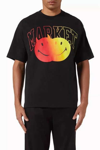 MARKET - Smiley Good Evil T-shirt - Rack Hunt