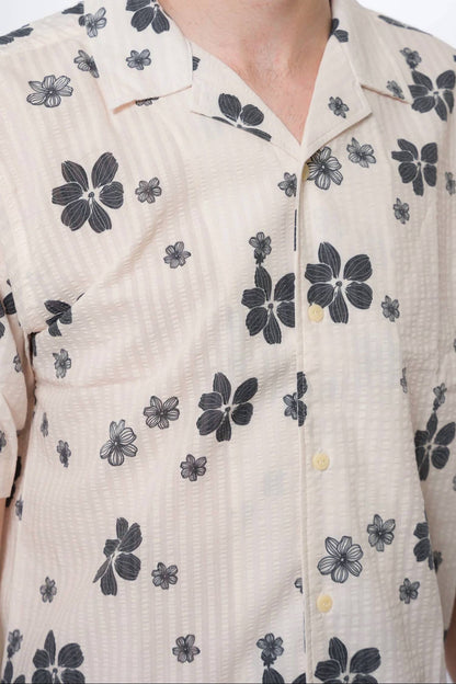 Playa Camp Short Sleeve Woven Button Down Shirt