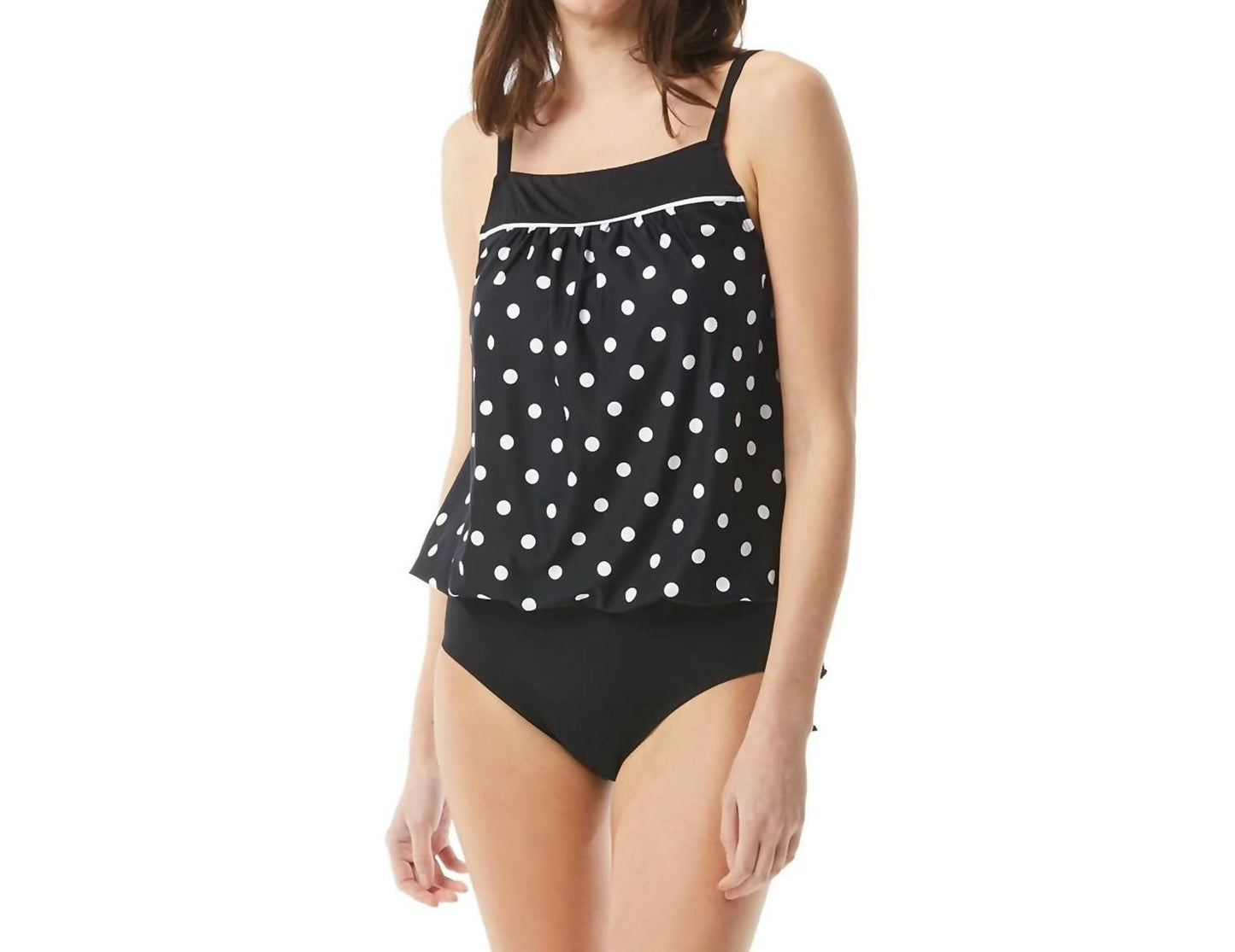 Audrey Blouson Tummy Control Tankini Top