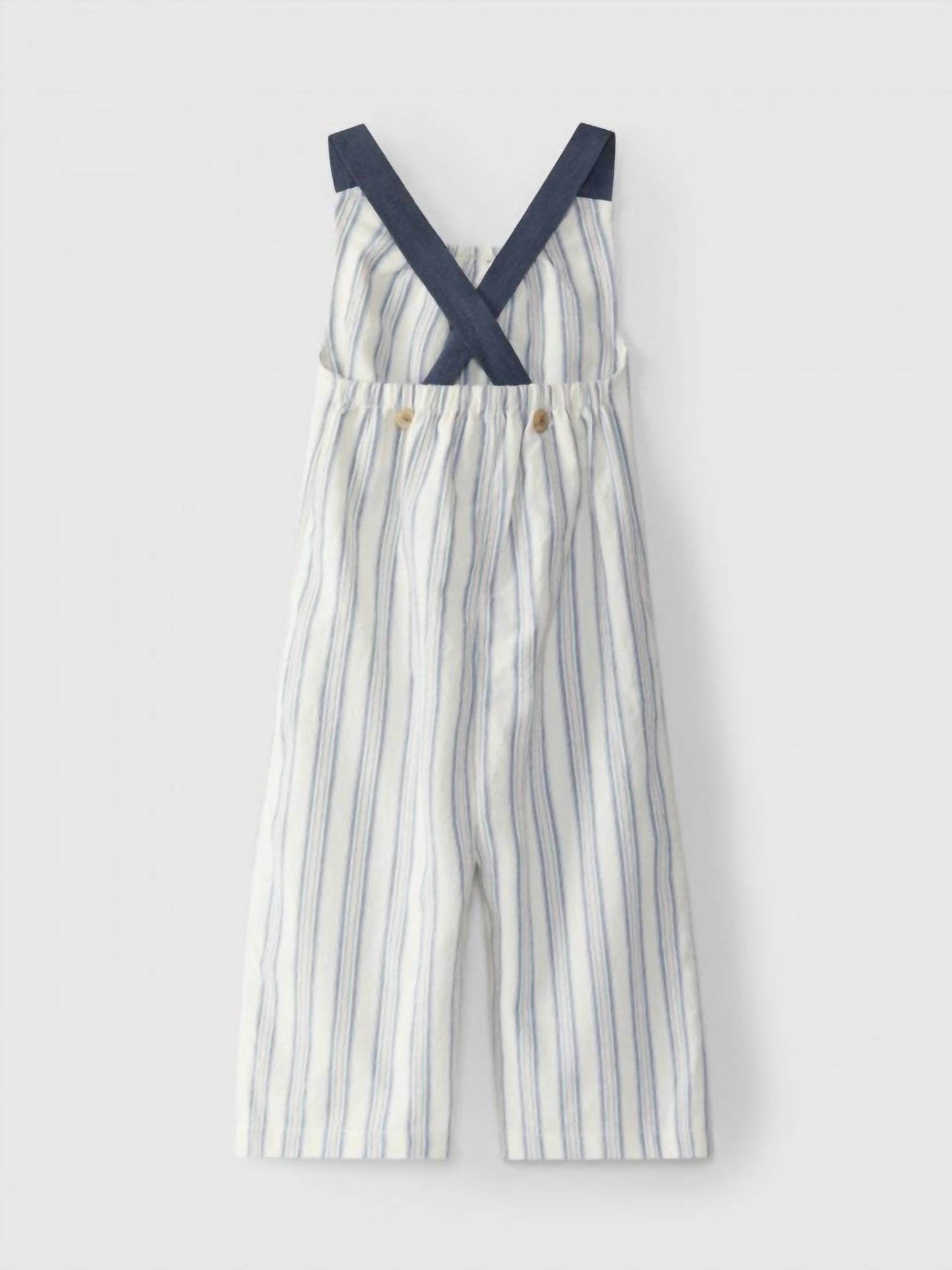Laranjinha - Girl's Striped Dungarees - Rack Hunt -