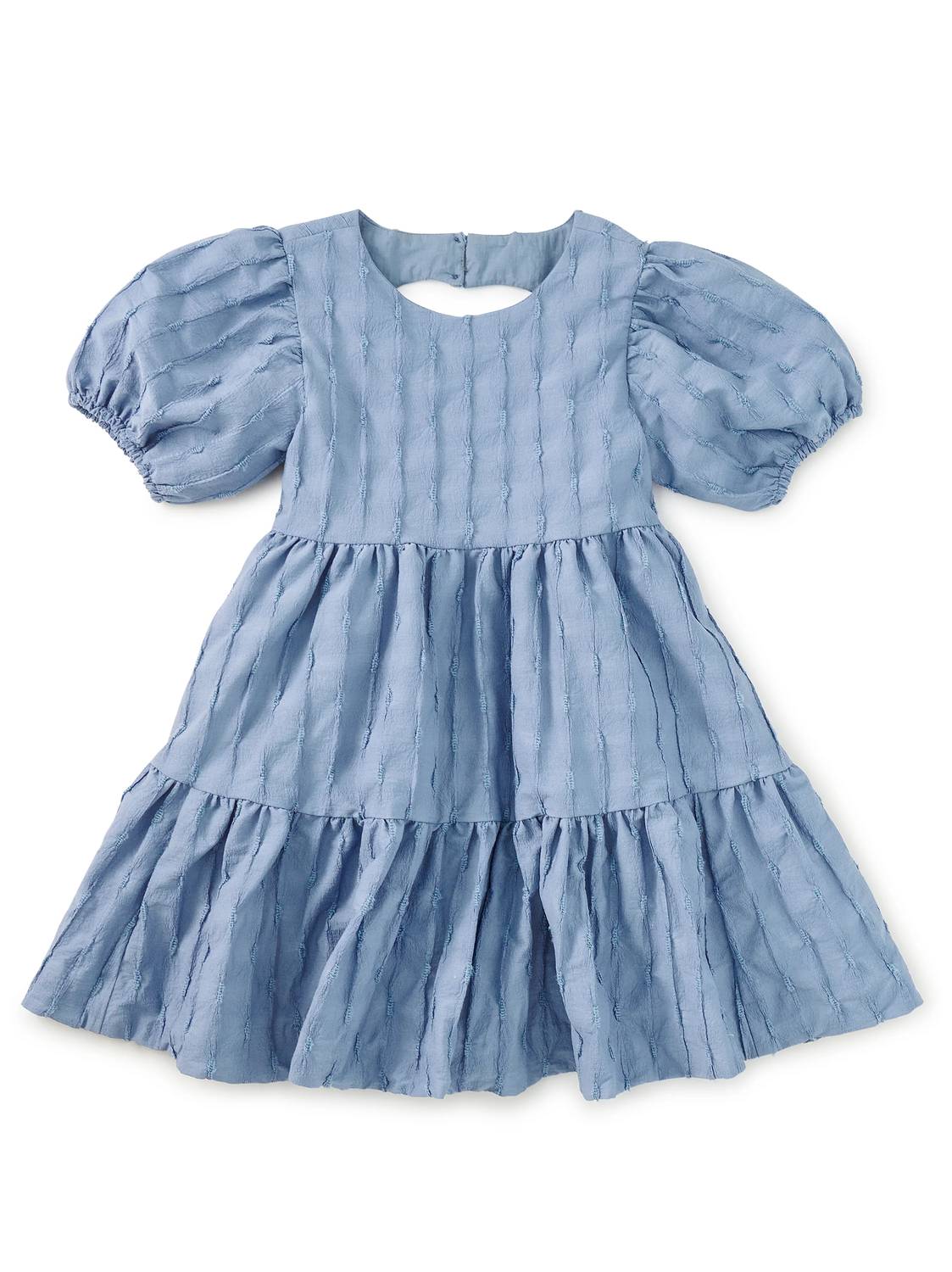 Pleated Heart Back Dress