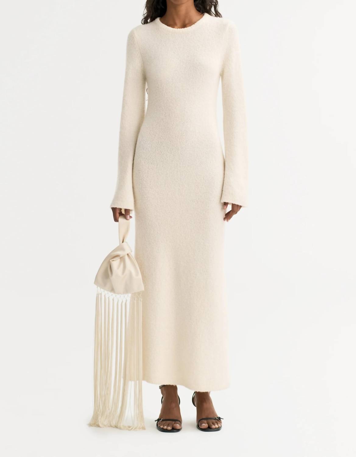 Boucle Long Sleeve Dress