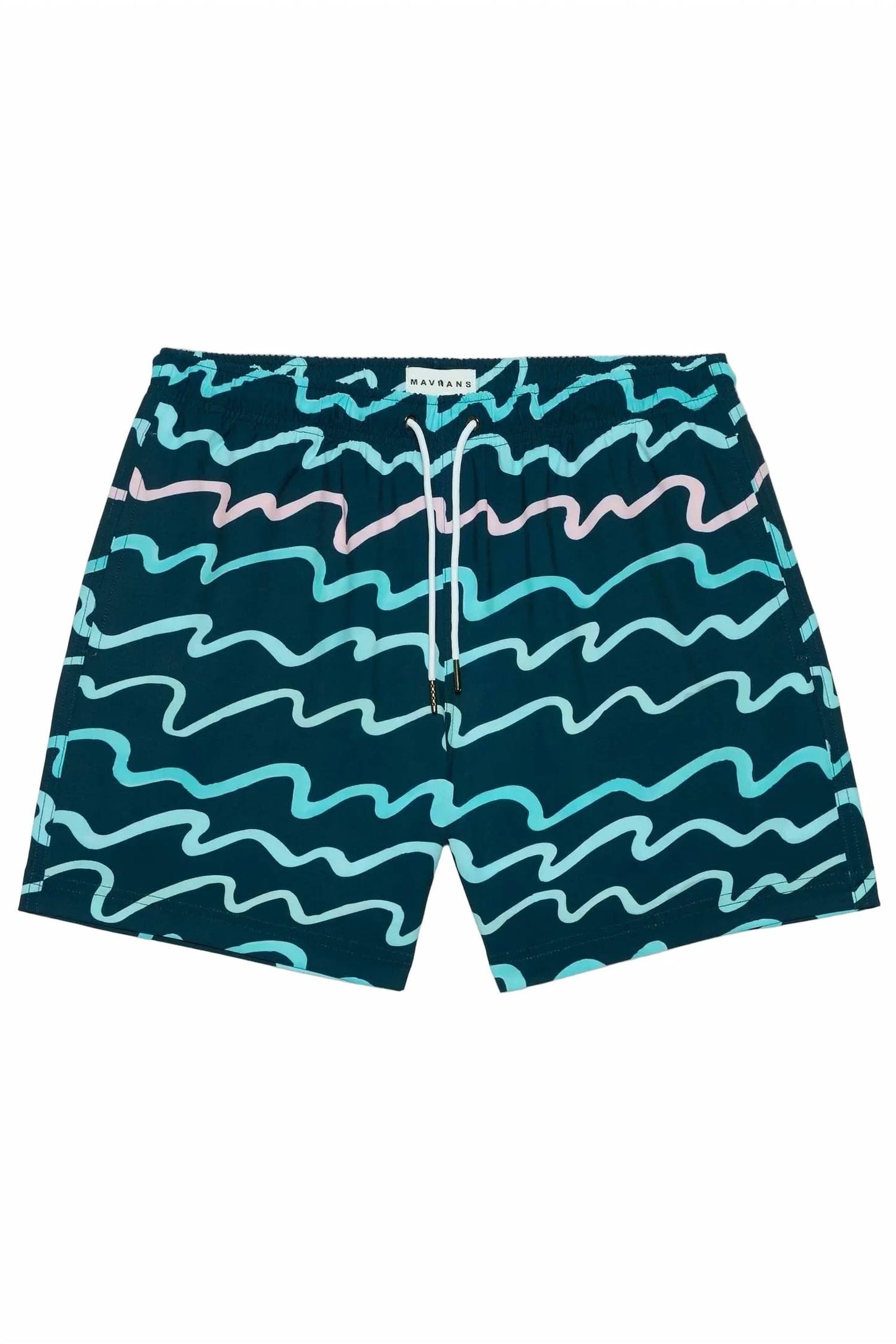 90s Wave Swim Shorts