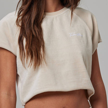 Women's Terry Cloth Raglan Top