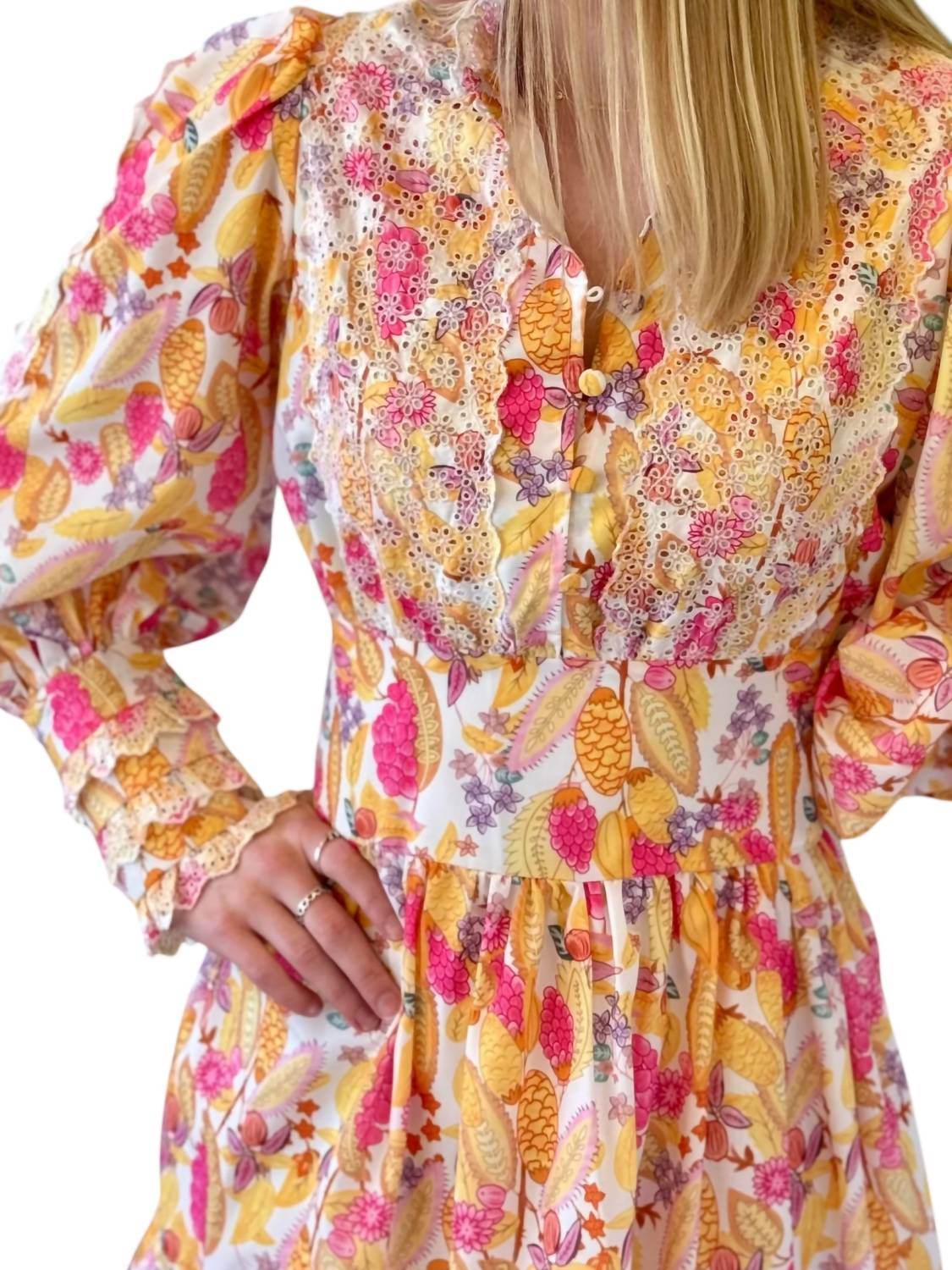 Beulah London - Odette Floral Long Sleeve Dress - Rack Hunt
