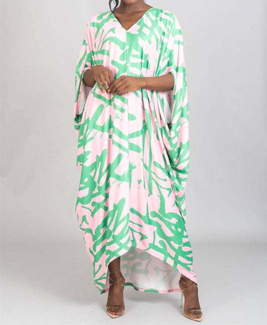 Royal Flow Kaftan Dress