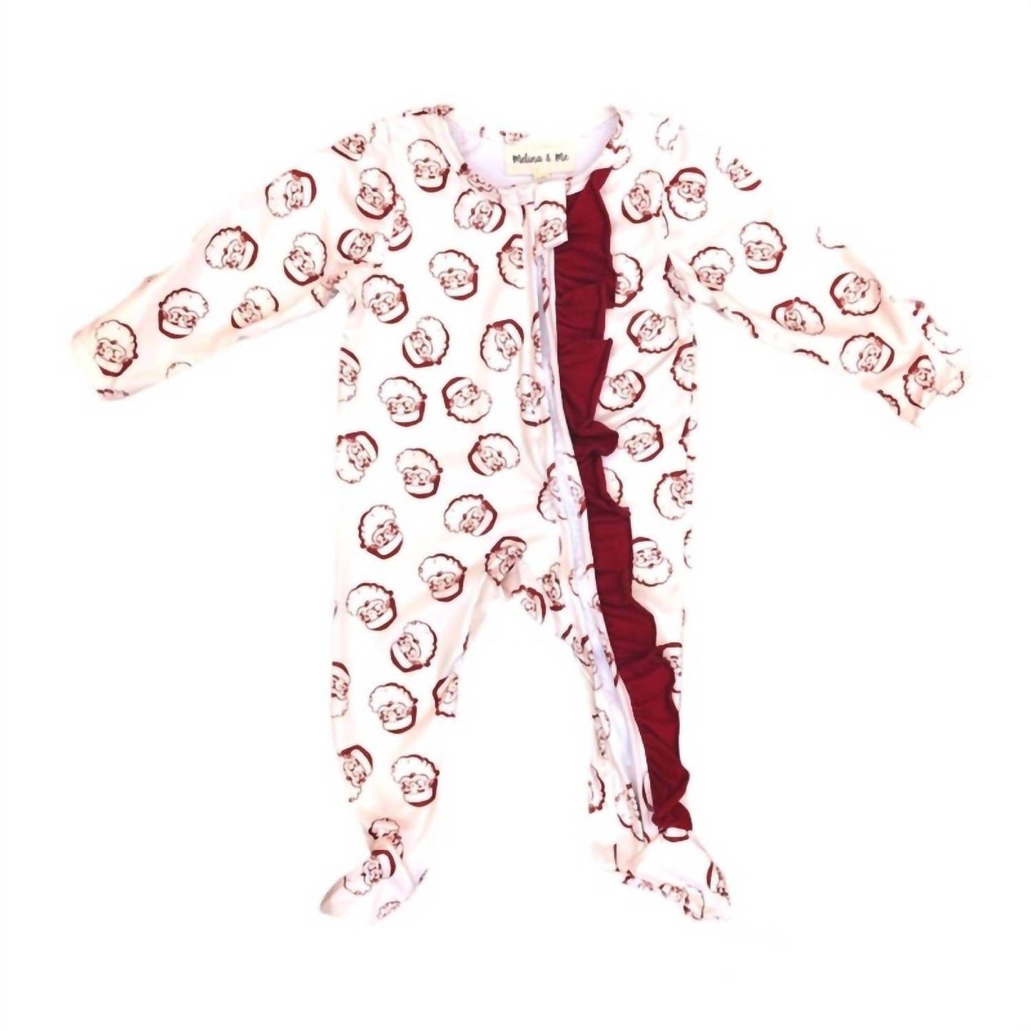 Melina & Me - Boys Classic Santa Romper - Rack Hunt -
