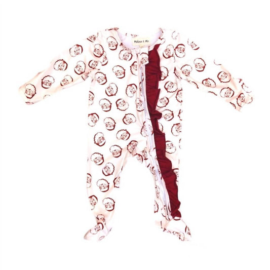 Melina & Me - Boys Classic Santa Romper - Rack Hunt -