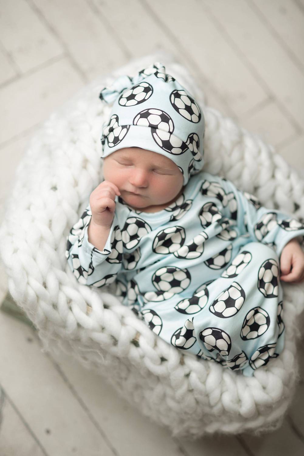 Baby Gown And Hat Set
