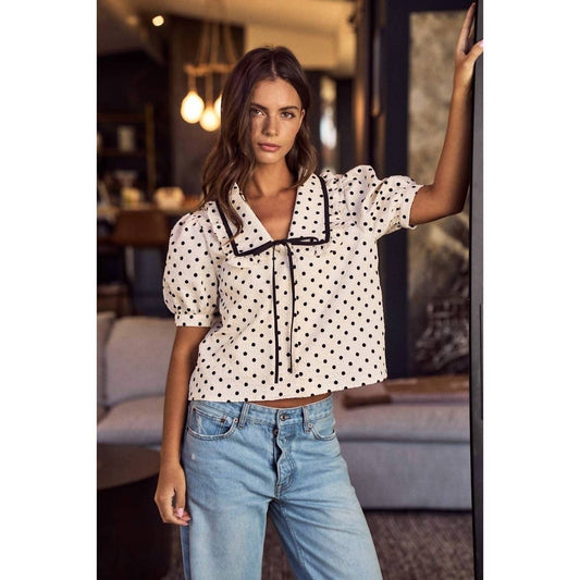 Laura Puff Sleeves Top