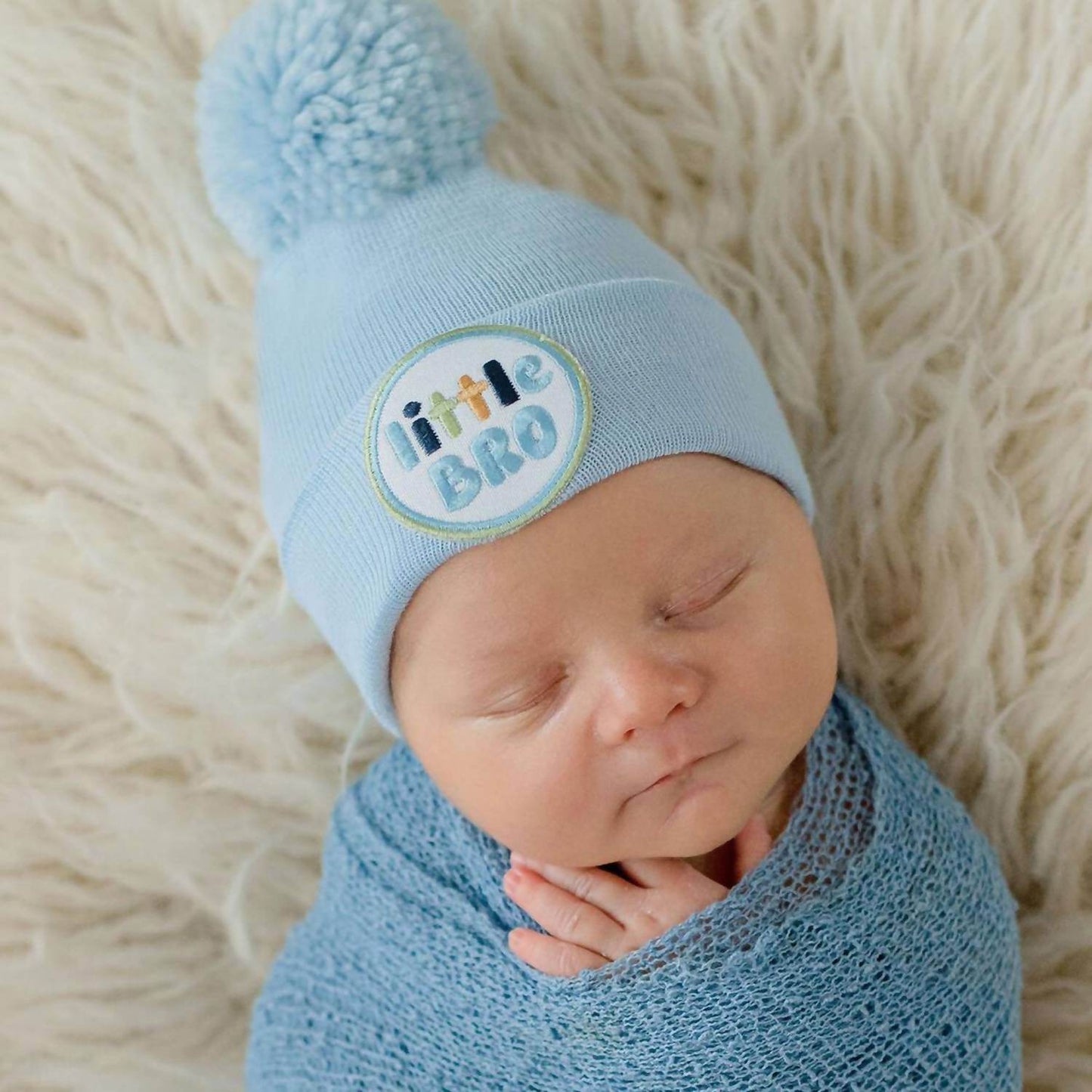 ilybean - Little Brother Nursery Hat With Pom Pom - Rack Hunt