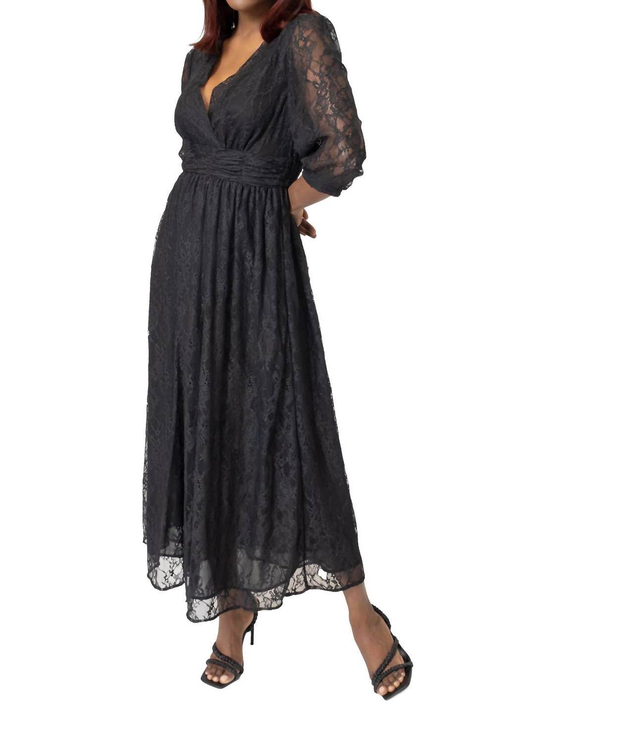 Area Stars - Bette V-neck Midi Dress - Rack Hunt -