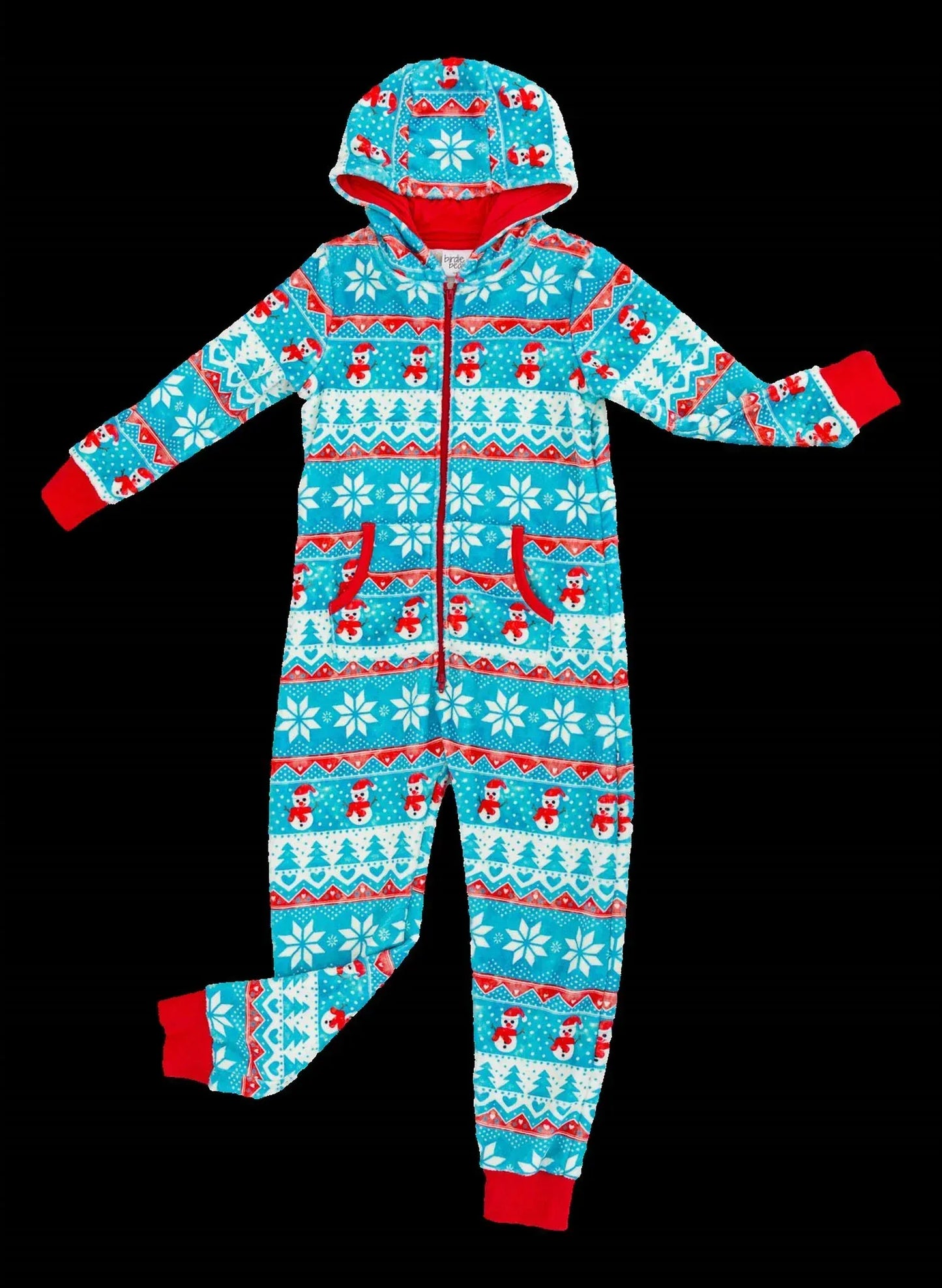 Birdie Bean - Kid's Microfleece Hooded Jumpsuit - Rack Hunt