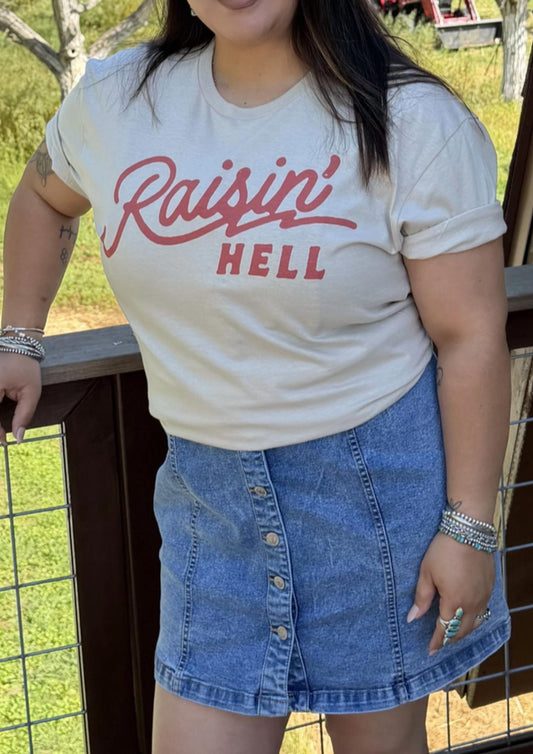 Graphic Raisin' Hell Tee