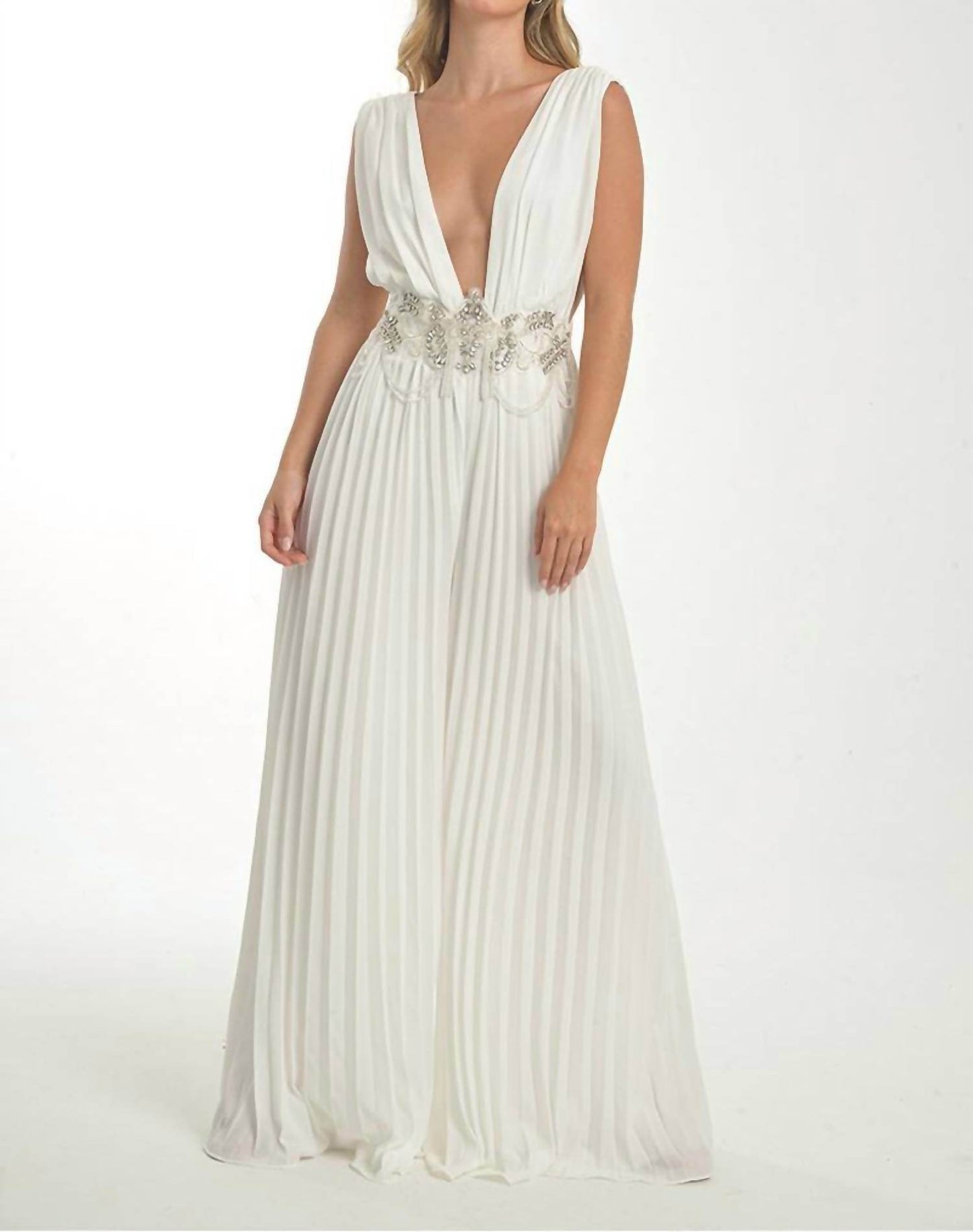 Steffany Milano - Radiate Elegance Jumpsuit - Rack Hunt -