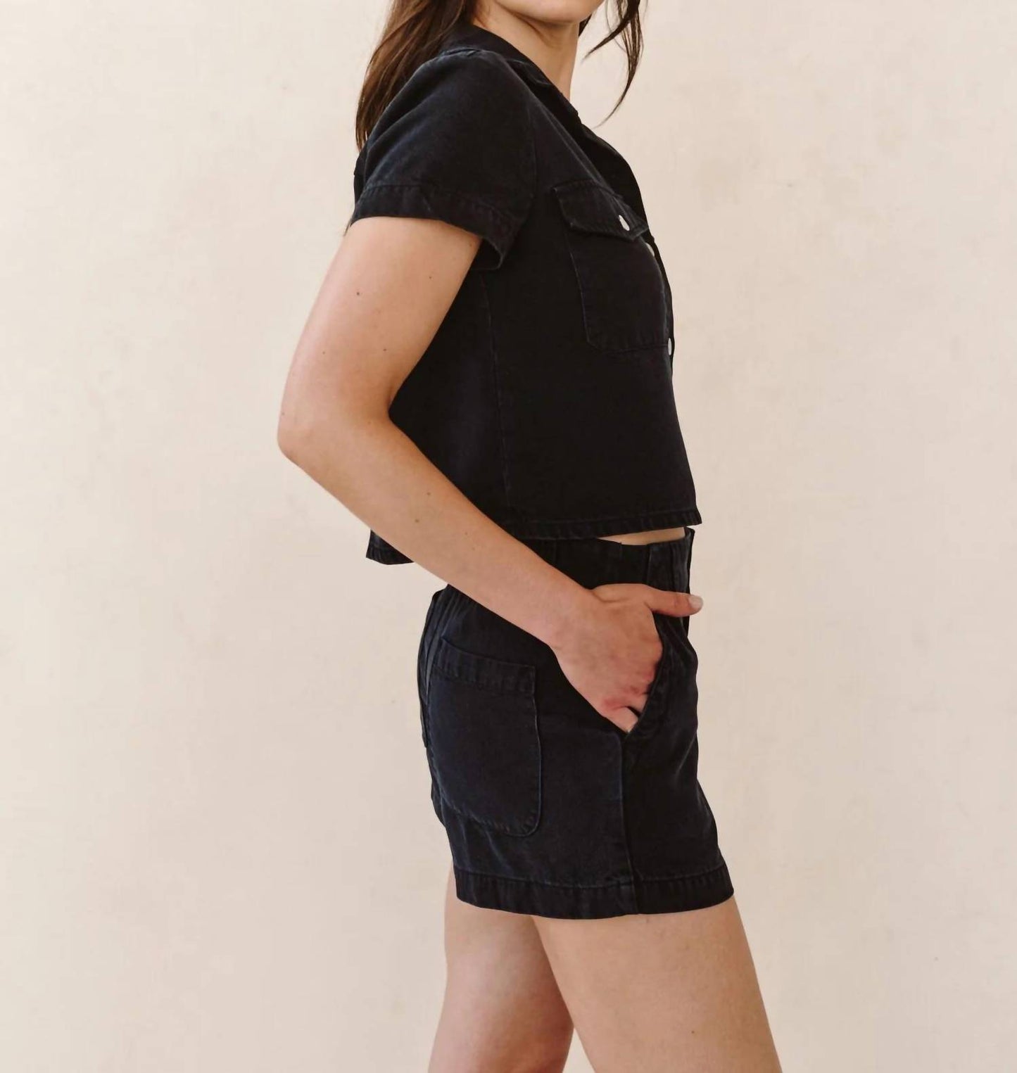 Short Sleeve Flap Pocket Shirt