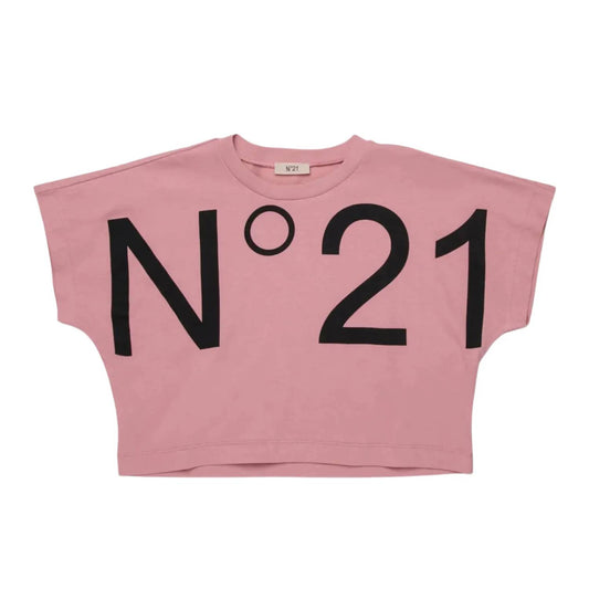 Girls Cropped Logo T-shirt