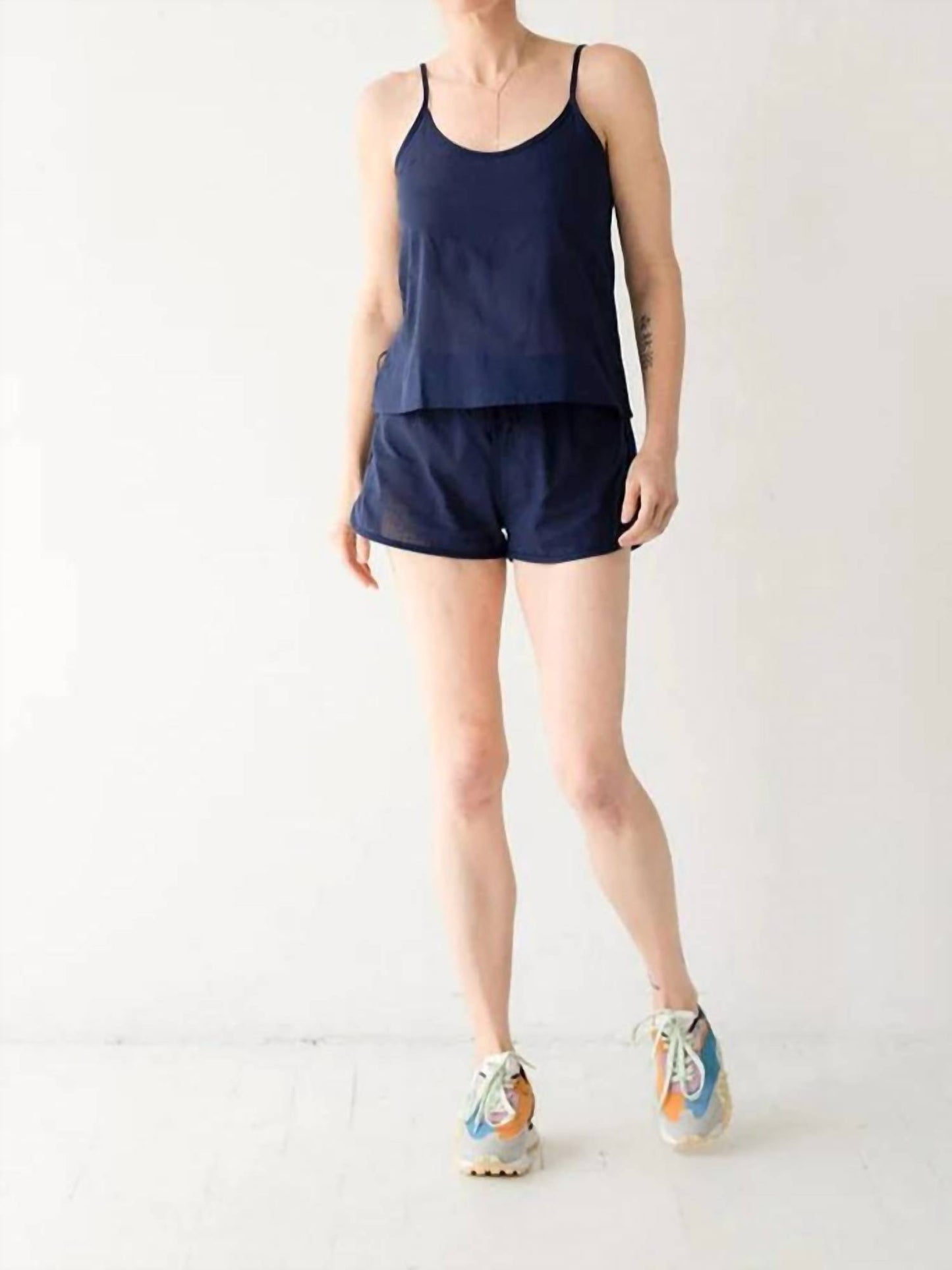 Woven V-back Tank