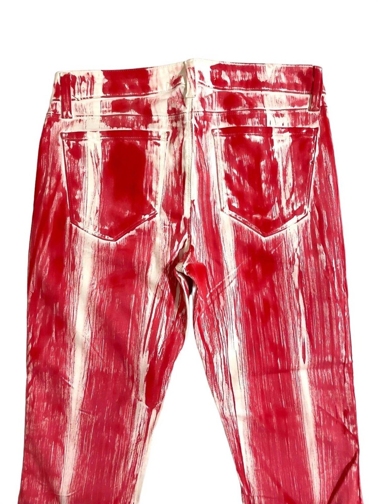 Genetic - Women's Shya Crop Mid Rise Stretch Brushstroke Jeans - Rack Hunt -