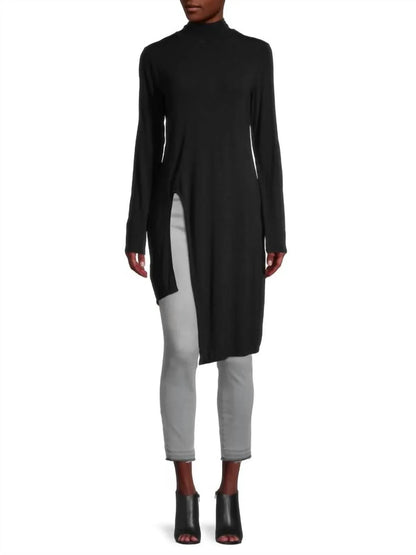 BCBGeneration - Asymmetric Rayon Turtleneck Top - Rack Hunt