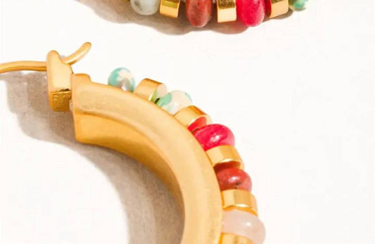 Women's Capri Hoop Earrings