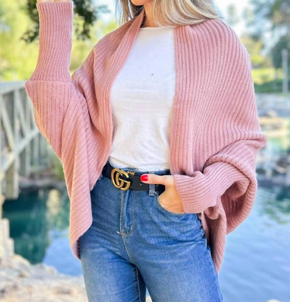 Shrug Ribbed Knit Cardigan