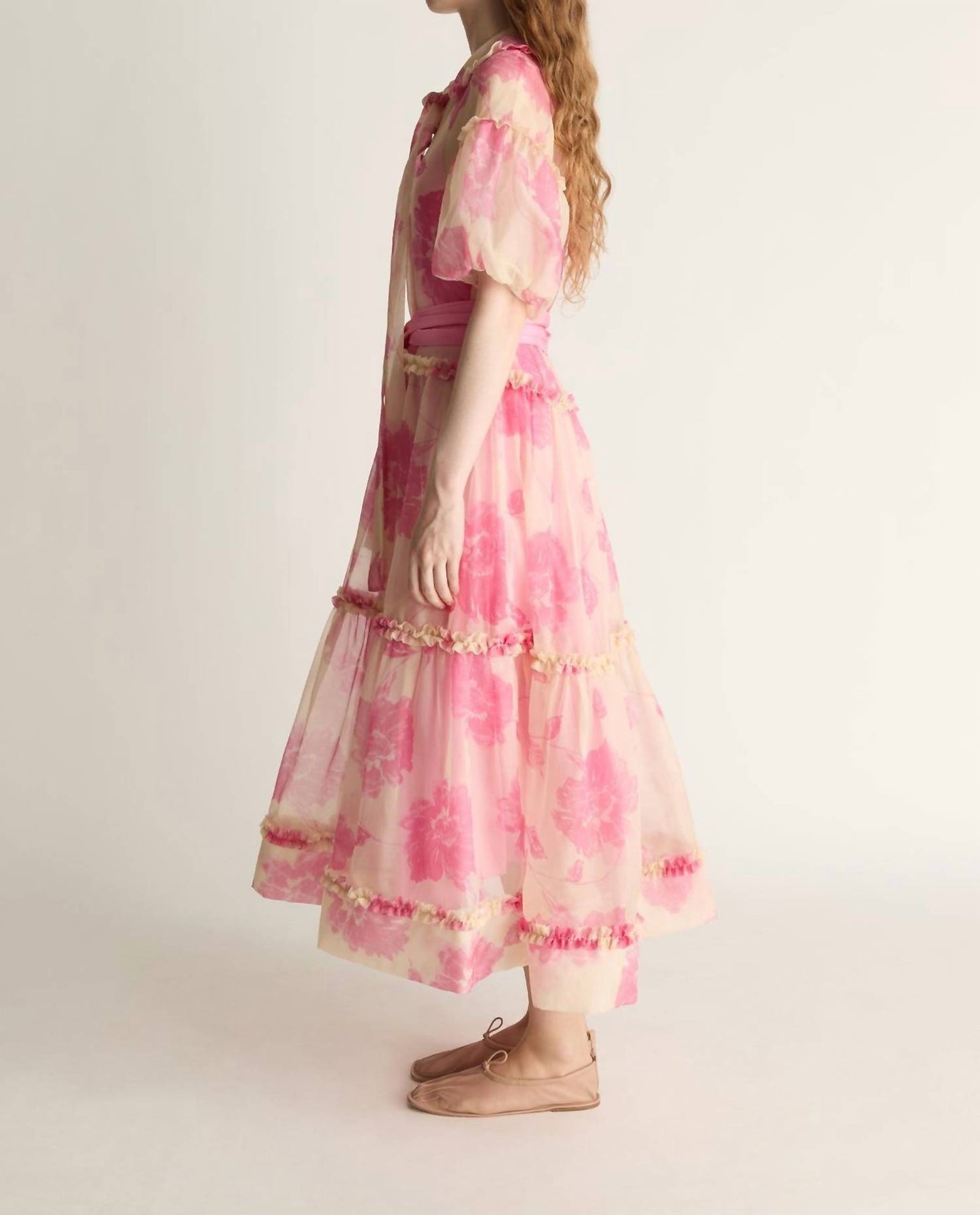 Clementine Silk Organza Maxi Dress