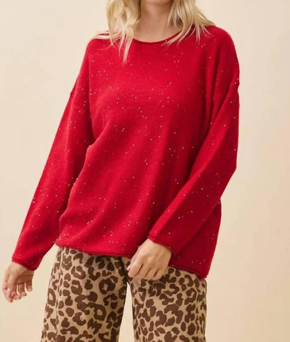 GeeGee X Lovelo - Ruby Glow Sweater - Rack Hunt
