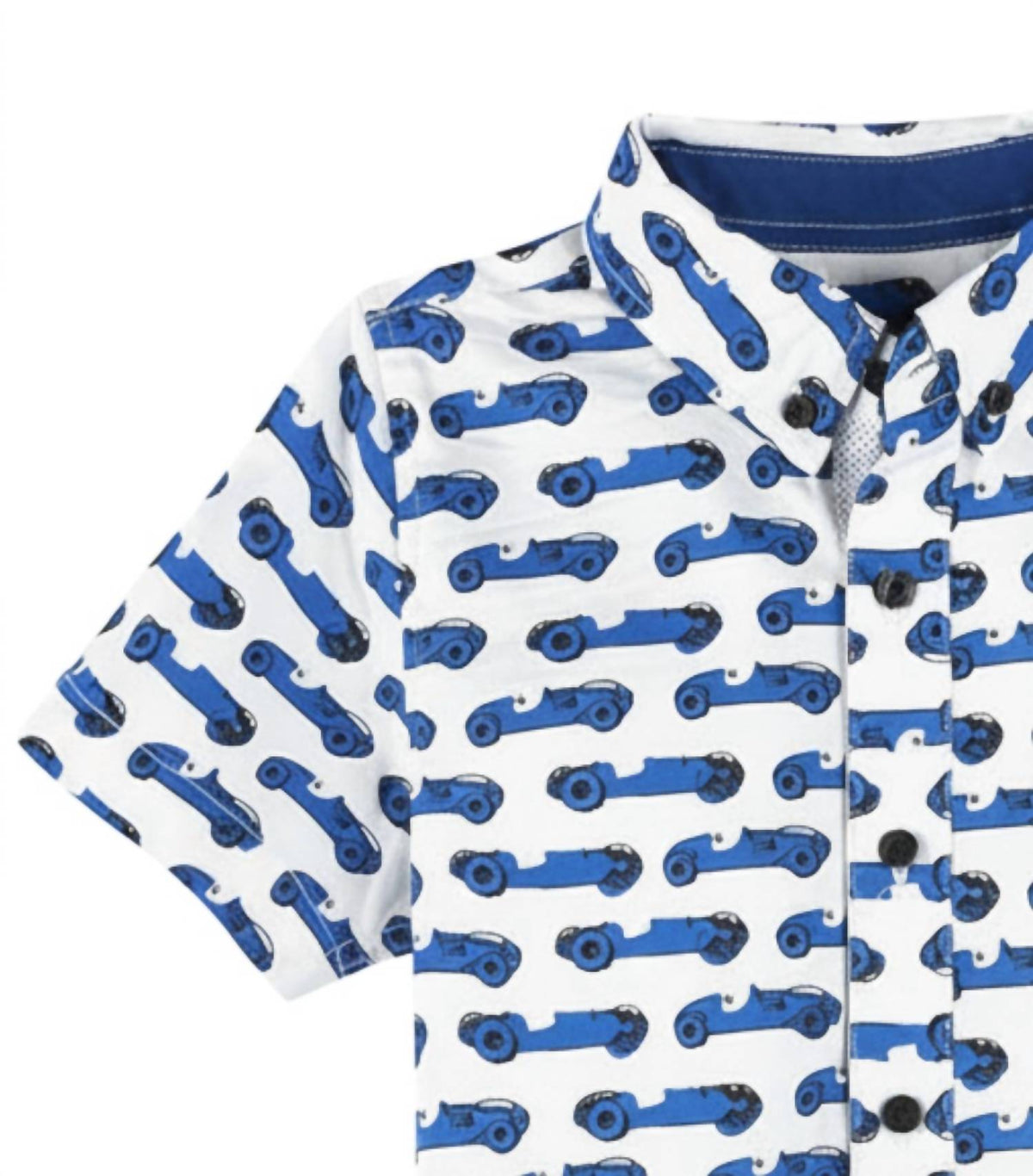 Kids Race Car Button-down Shirt