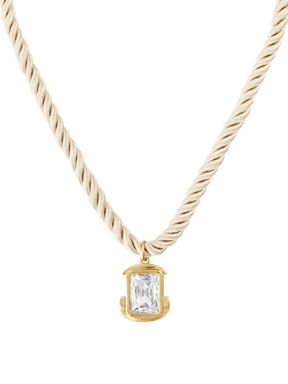 Lynette Pendant Rope Necklace