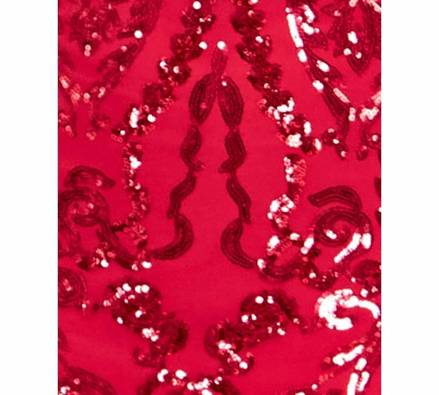 Juniors' Sequined Halter-neck Evening Gown