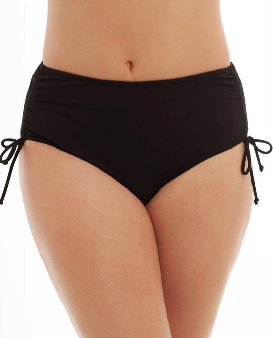 Caribbean Joe - Back Plus Size Adjustable Side Tie Tankini Bottom - Rack Hunt