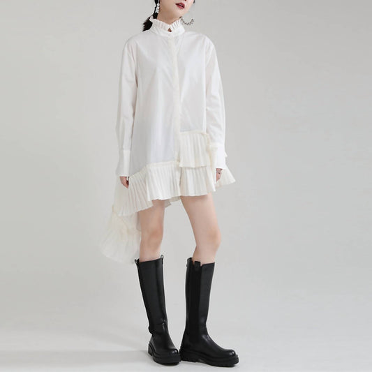 Great Shirt With Asymmetrical Hem