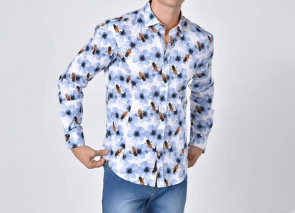 Daisies and Bees Button Down Shirt