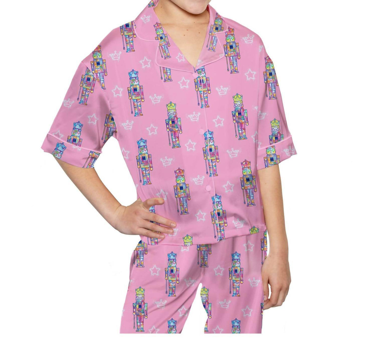 Small Shop - Silky Nutcracker Pajama Pant Set - Rack Hunt -