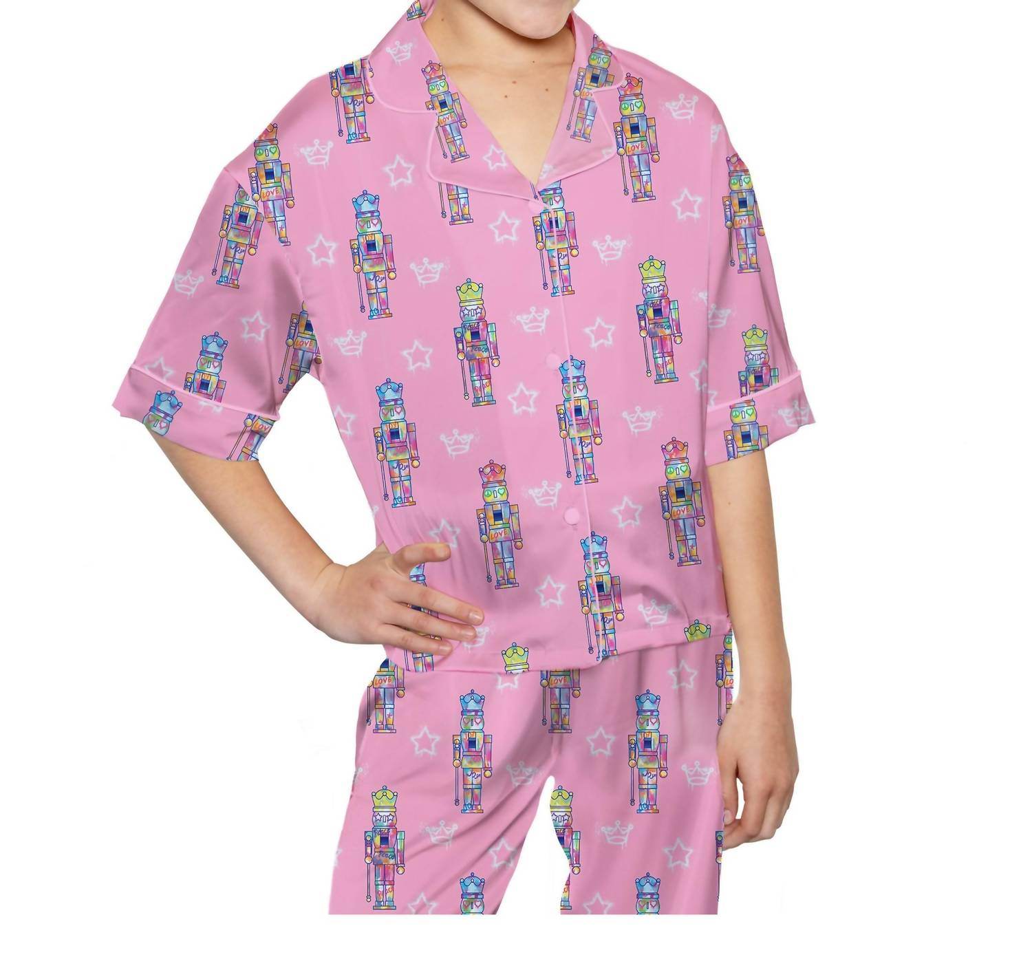 Small Shop - Silky Nutcracker Pajama Pant Set - Rack Hunt -