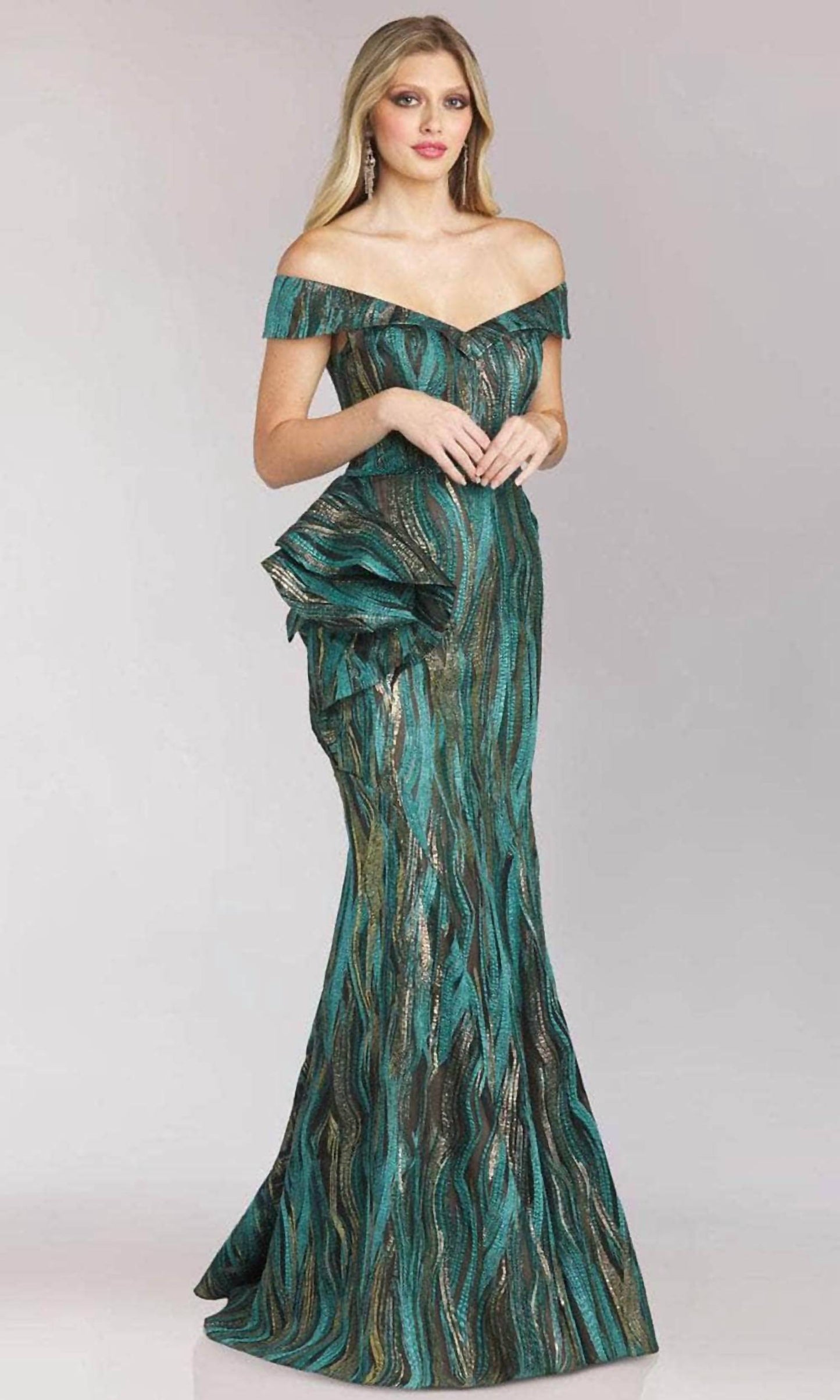 Ruffled Side Mermaid Dress