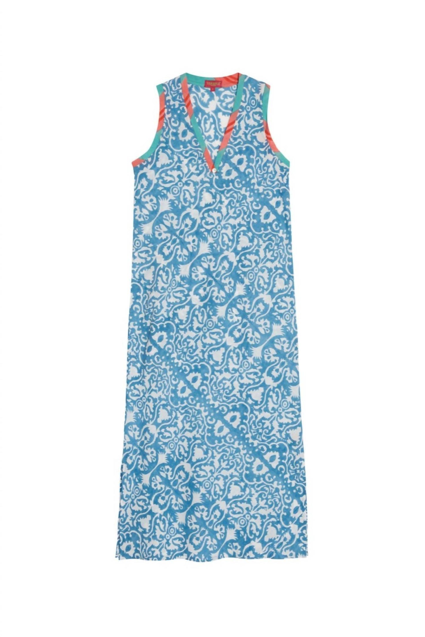 Lisa Corti - Cheack Dress With Damask Print - Rack Hunt