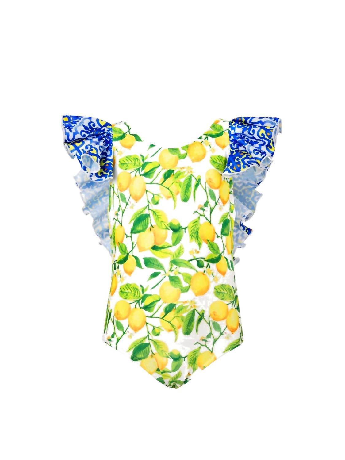 Lia Sahara - Girl's Ruffled One Piece Swimsuit - Rack Hunt -