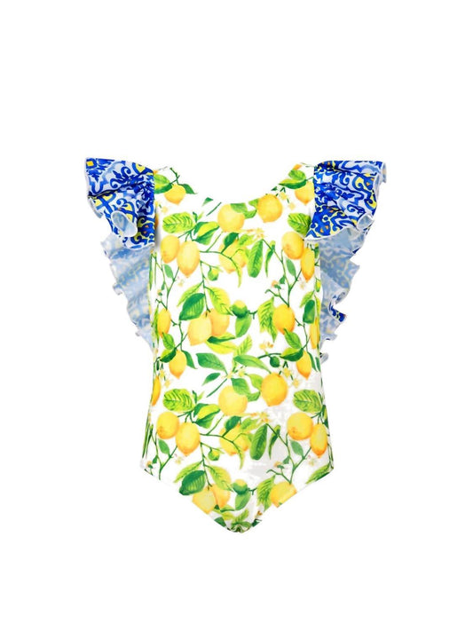Lia Sahara - Girl's Ruffled One Piece Swimsuit - Rack Hunt -
