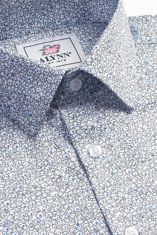 Men's Reid Floral Untuckable Classic Fit Dress Shirt