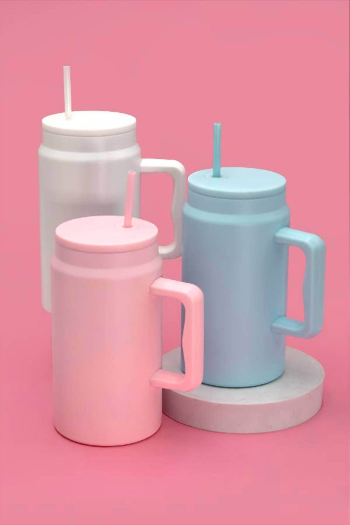 Wall to Wall - Large Stainless Steel Tumbler 50 oz Pink - Rack Hunt -