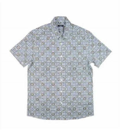 Men's Printed Poplin Shirt