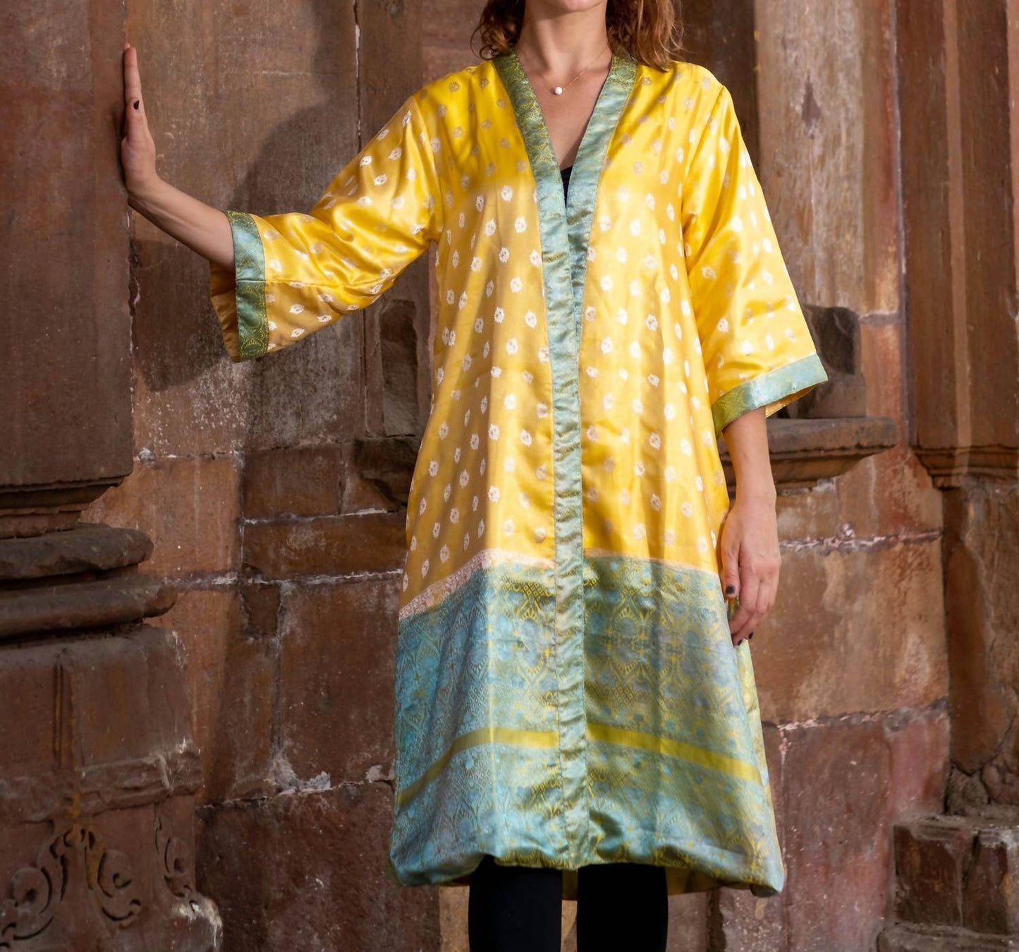 StandAwt - Sun Silk Saree One Size Kimono - Rack Hunt -