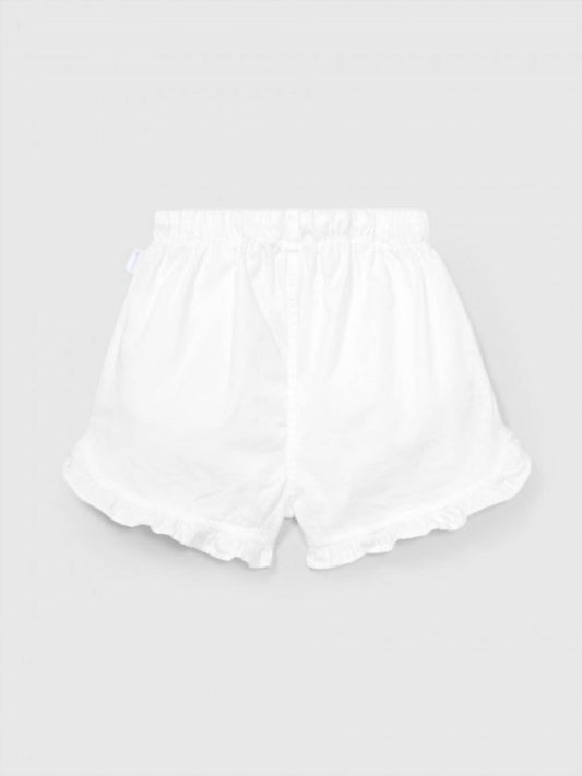 Laranjinha - Girl's Pull-up Shorts With Ruffled Detail - Rack Hunt -