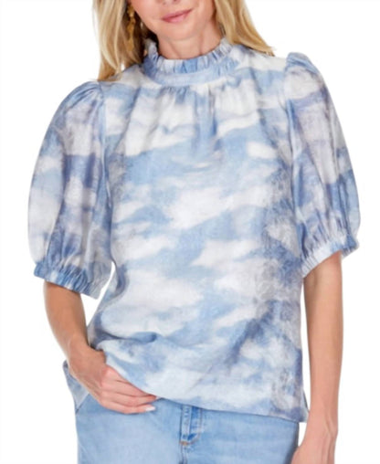 Clouds Puff Sleeve Top